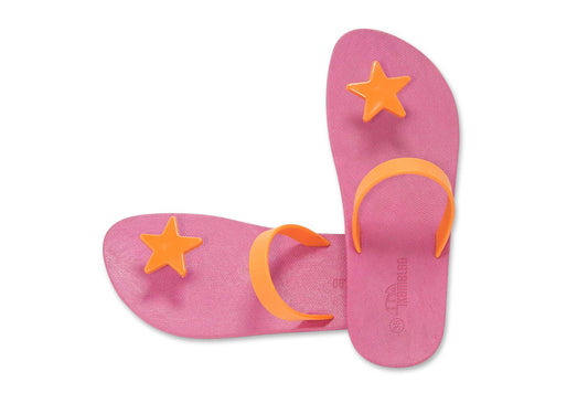Poppi Star Pink Sole Orange Strap