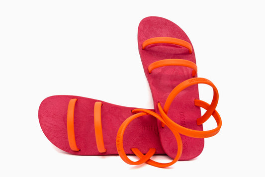 Twin Slim Pink Sole Orange Strap