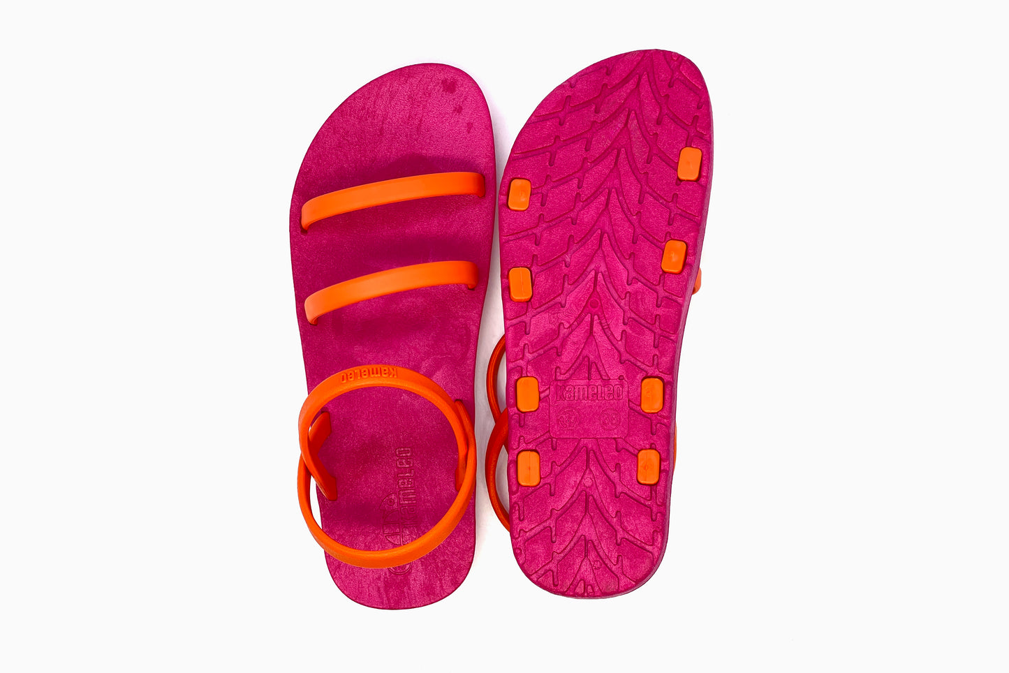 Twin Slim Pink Sole Orange Strap