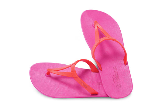 Eiffel Pink Sole Red Strap