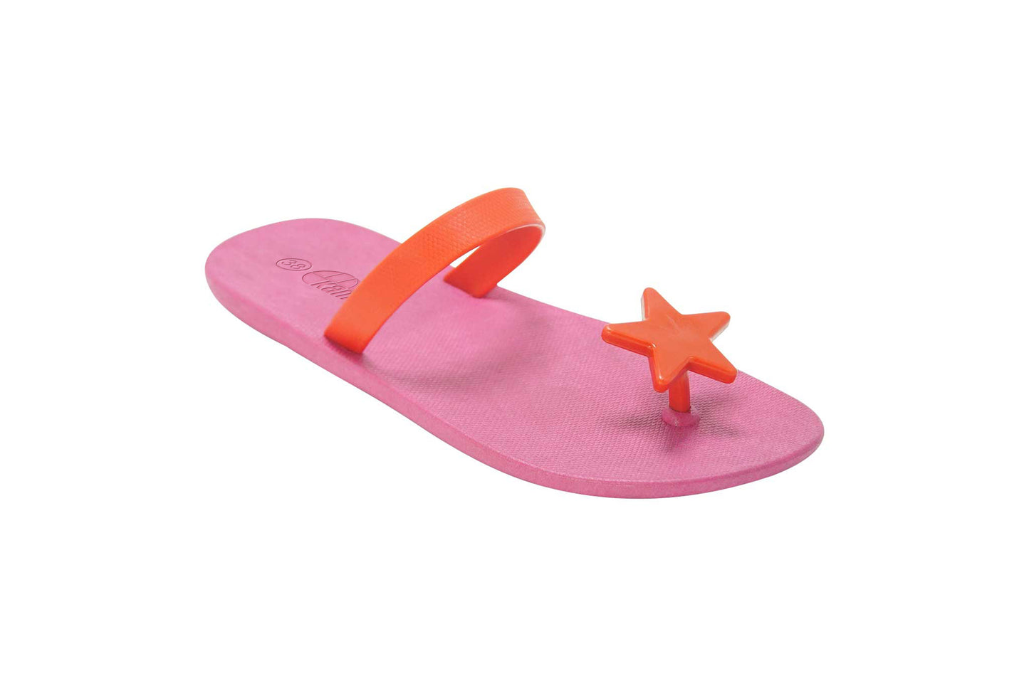 Poppi Star Pink Sole Red Strap