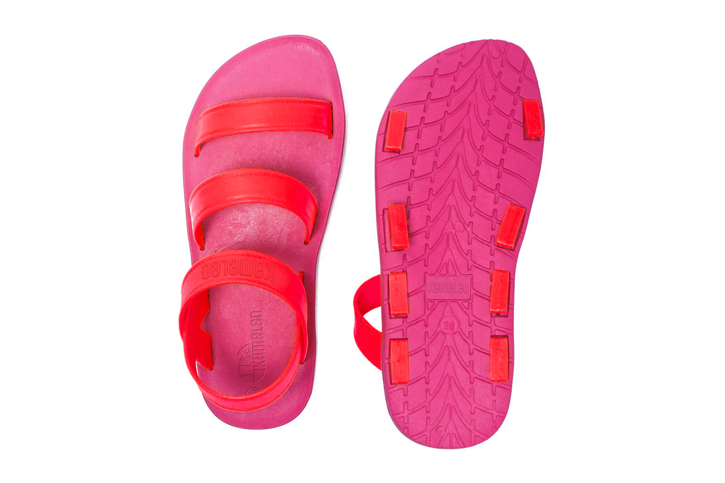 Twin Plus Pink Sole Red Strap