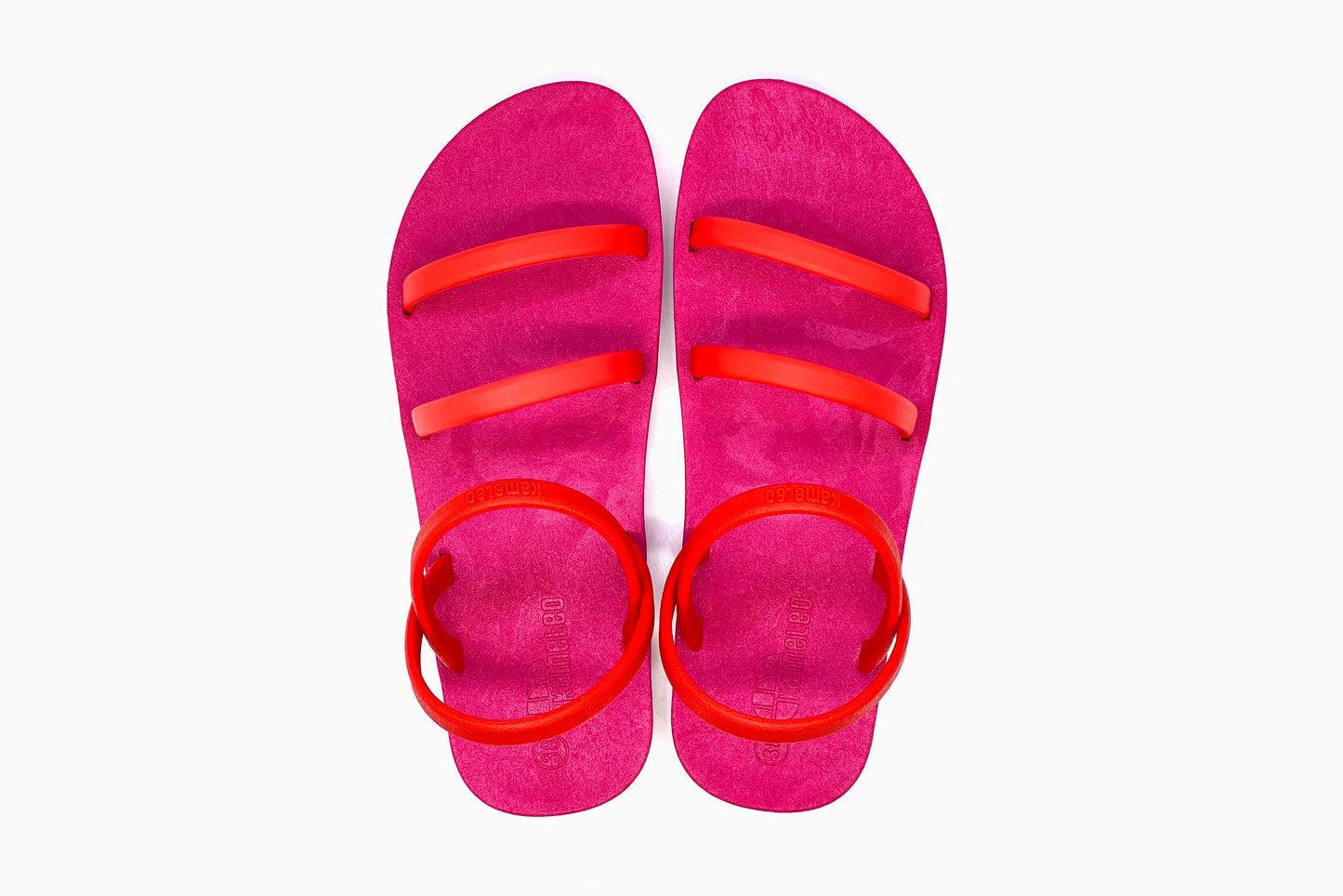 Twin Slim Pink Sole Red Strap