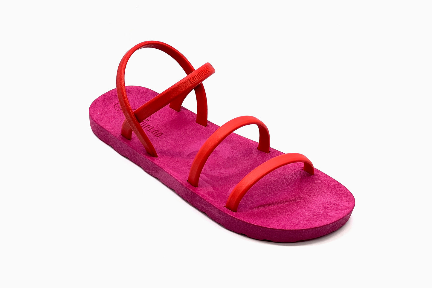 Twin Slim Pink Sole Red Strap