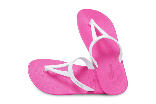 Eiffel Pink Sole White Strap
