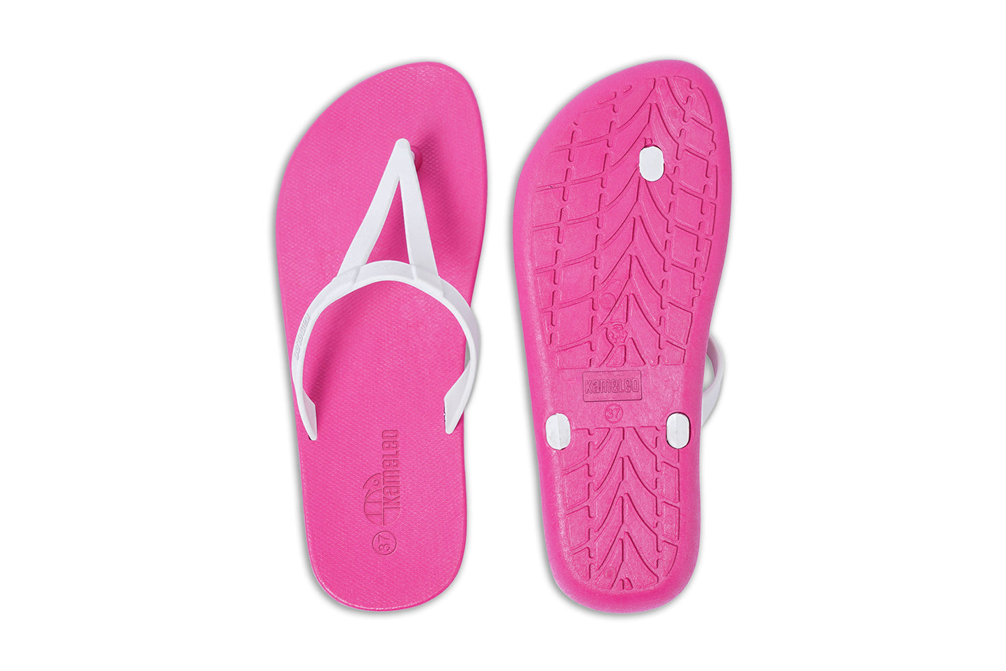 Eiffel Pink Sole White Strap