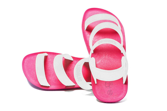 Twin Plus Pink Sole White Strap