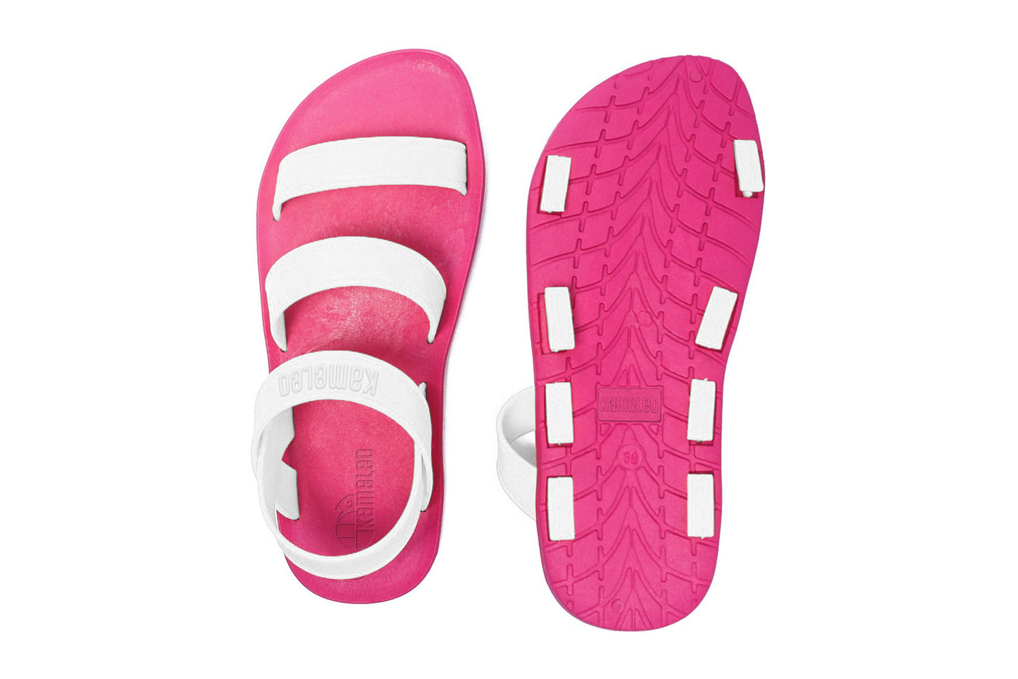 Twin Plus Pink Sole White Strap