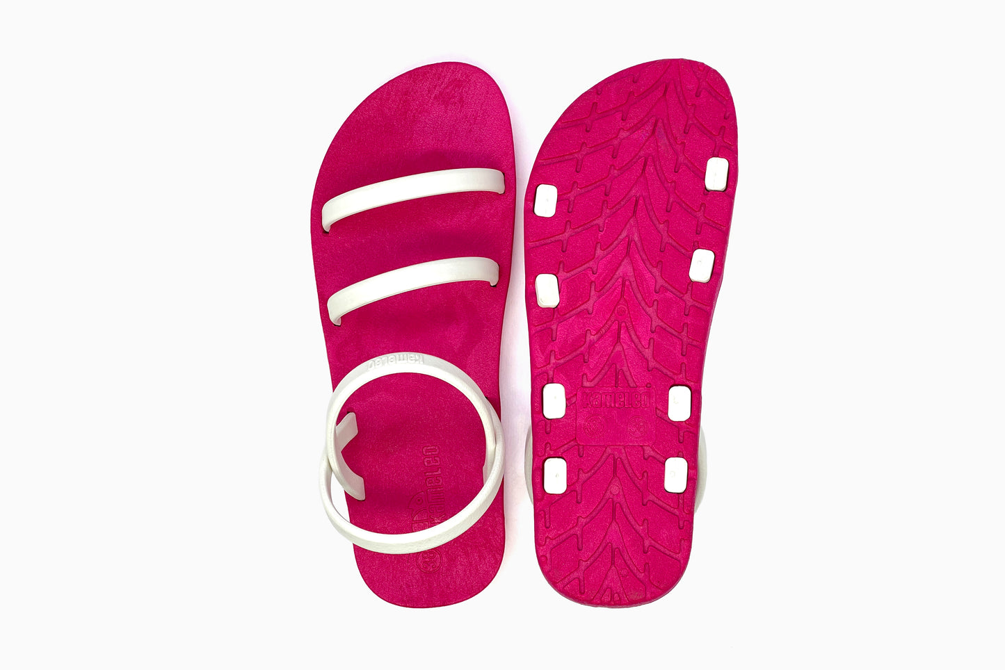 Twin Slim Pink Sole White Strap