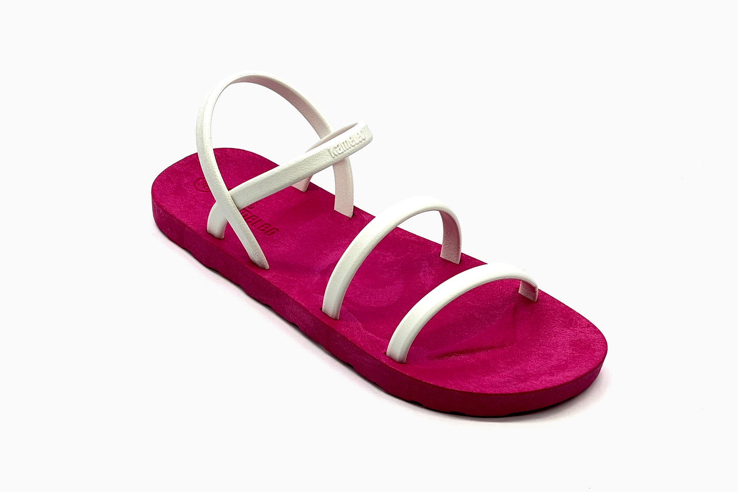 Twin Slim Pink Sole White Strap