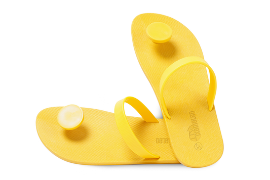Poppi Dot Yellow Sole Yellow Strap
