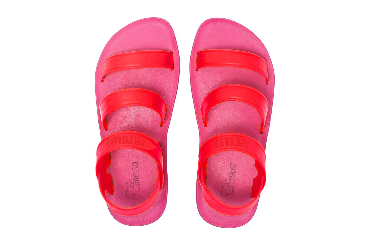 Twin Plus Kids Pink Sole Red Strap