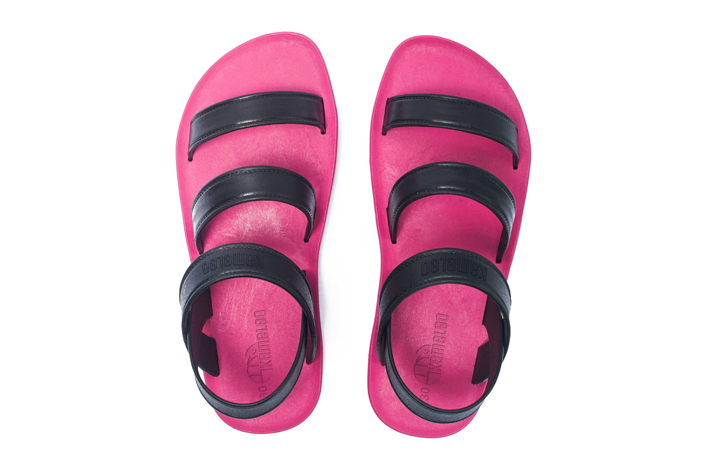 Twin Plus Kids Pink Sole Black Strap