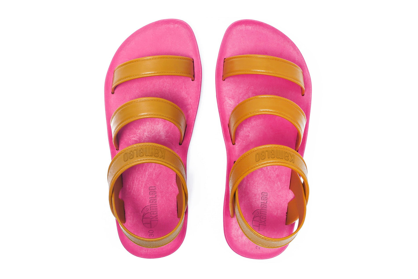 Twin Plus Kids Pink Sole Caramel Strap