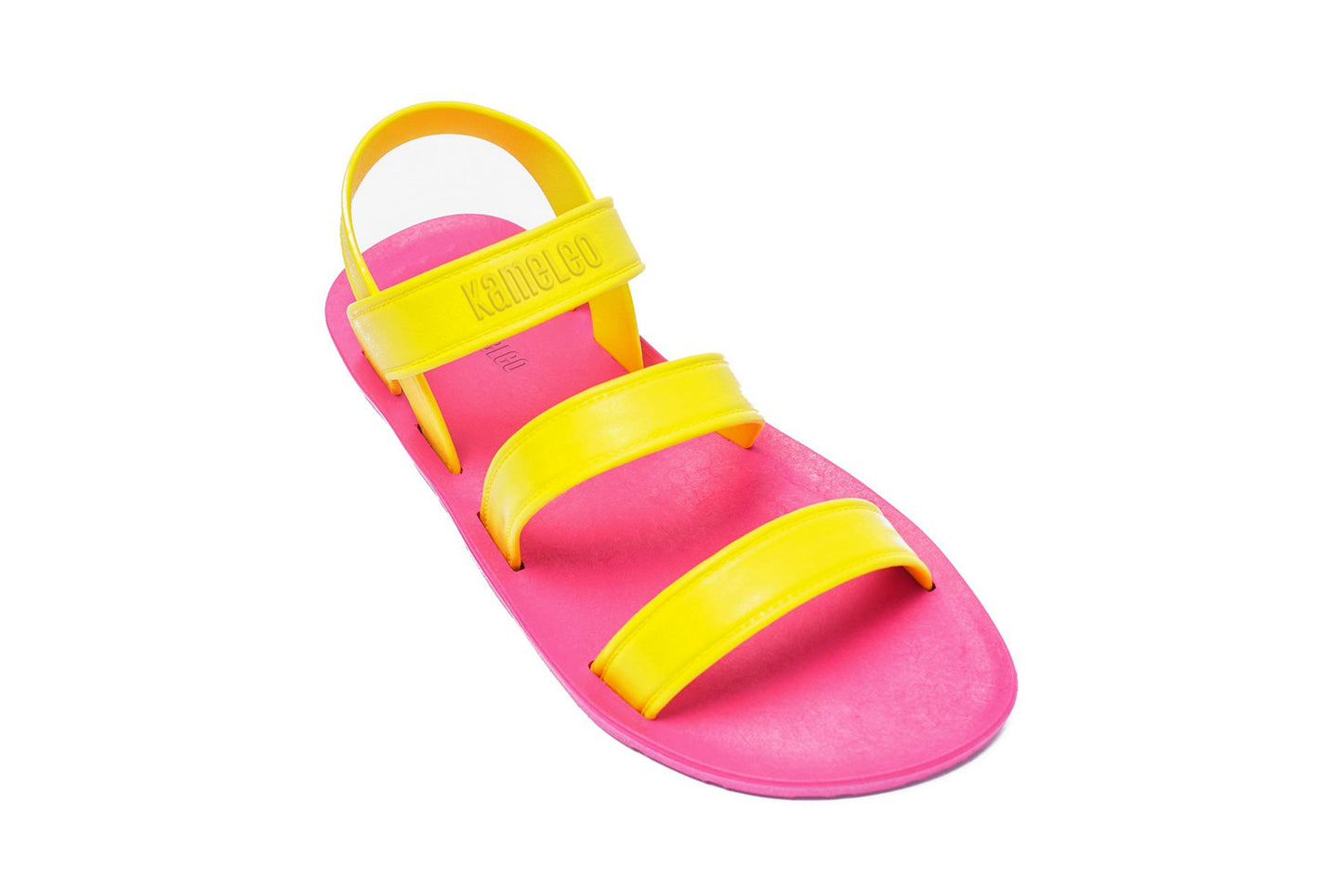 Twin Plus Kids Pink Sole Yellow Strap