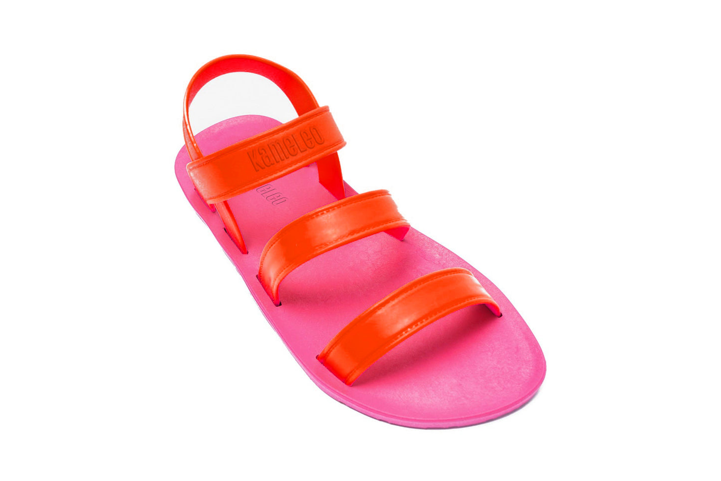 Twin Plus Kids Pink Sole Orange Strap