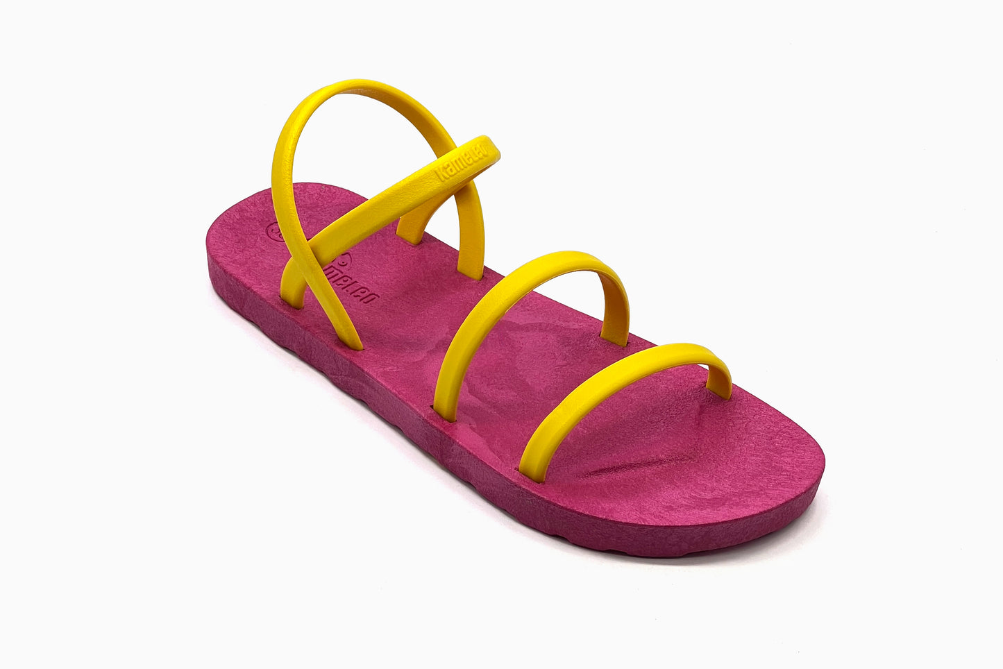 Twin Slim Pink Sole Yellow Strap