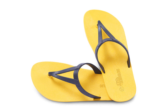 Eiffel Yellow Sole Black Strap