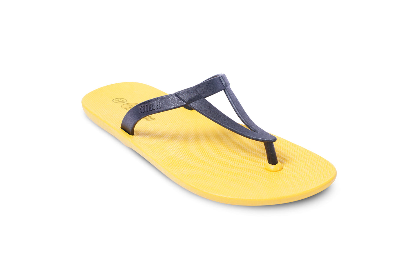 Eiffel Yellow Sole Black Strap