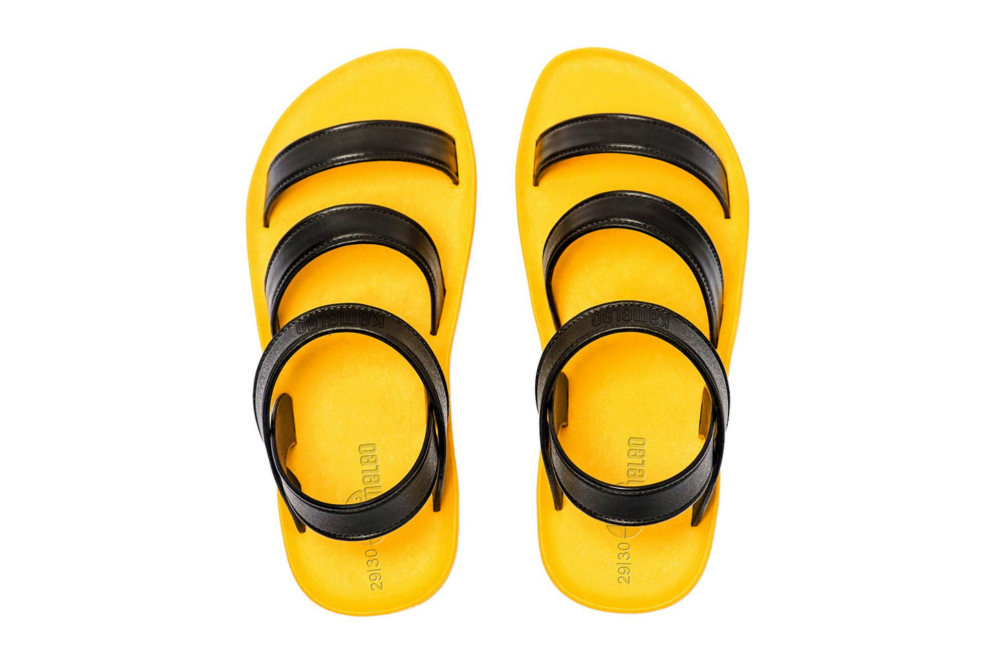 Twin Plus Kids Yellow Sole Black Strap