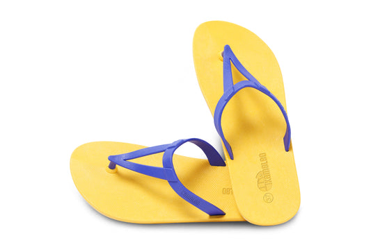 Eiffel Yellow Sole Blue Strap