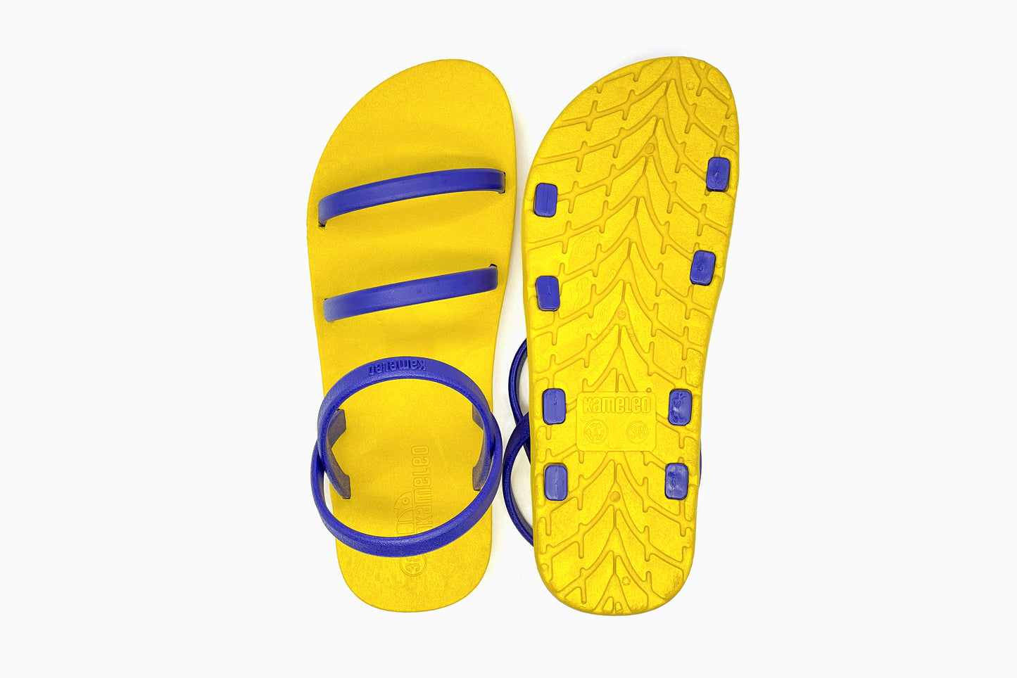 Twin Slim Yellow Sole Blue Strap