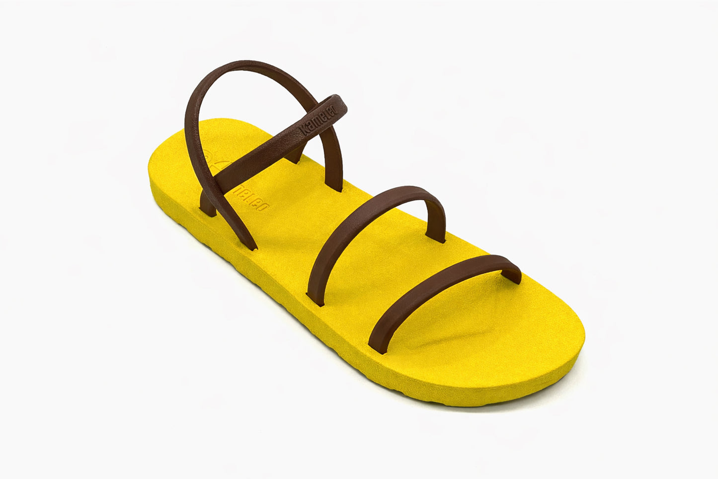 Twin Slim Yellow Sole Brown Strap