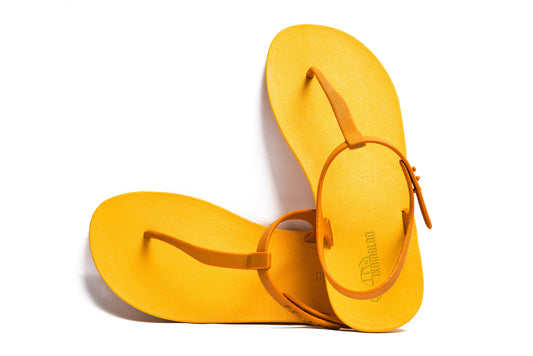 Saily Yellow Sole Caramel Strap