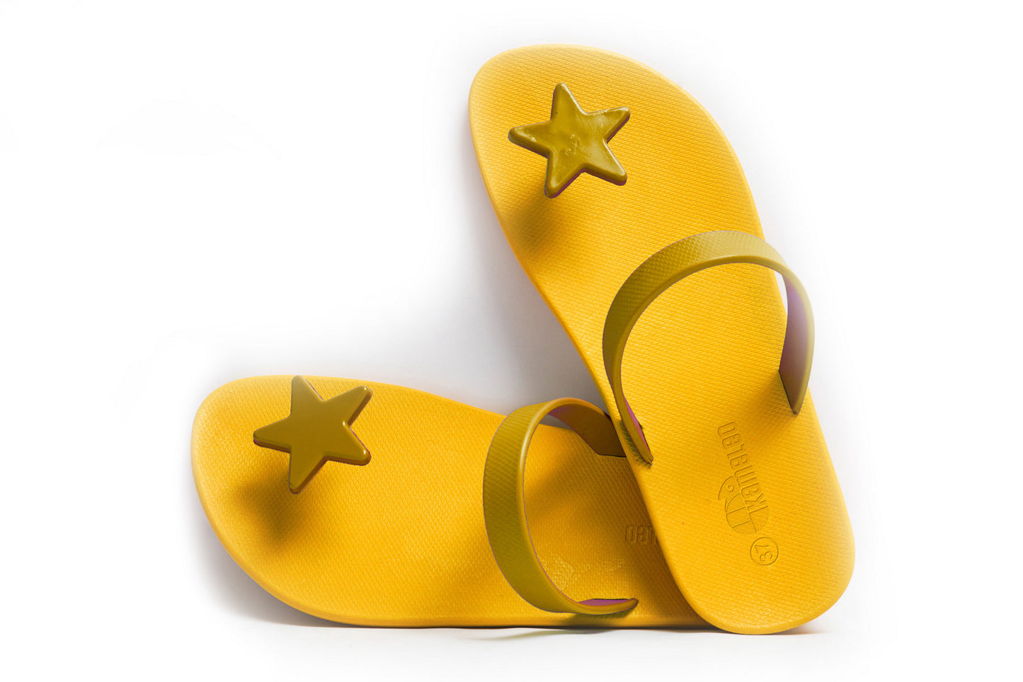 Poppi Star Yellow Sole Caramel Strap