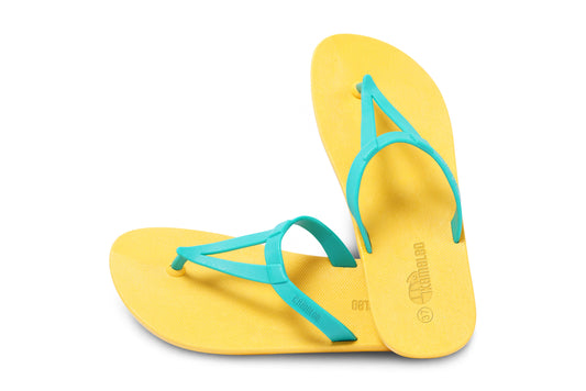 Eiffel Yellow Sole Green Strap