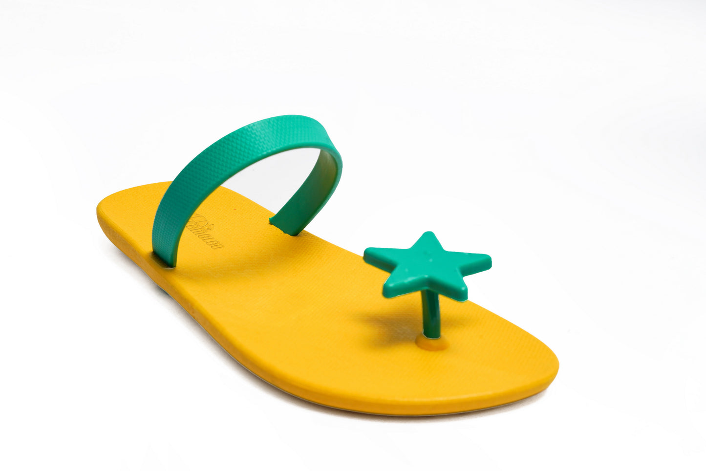 Poppi Star Yellow Sole Green Strap
