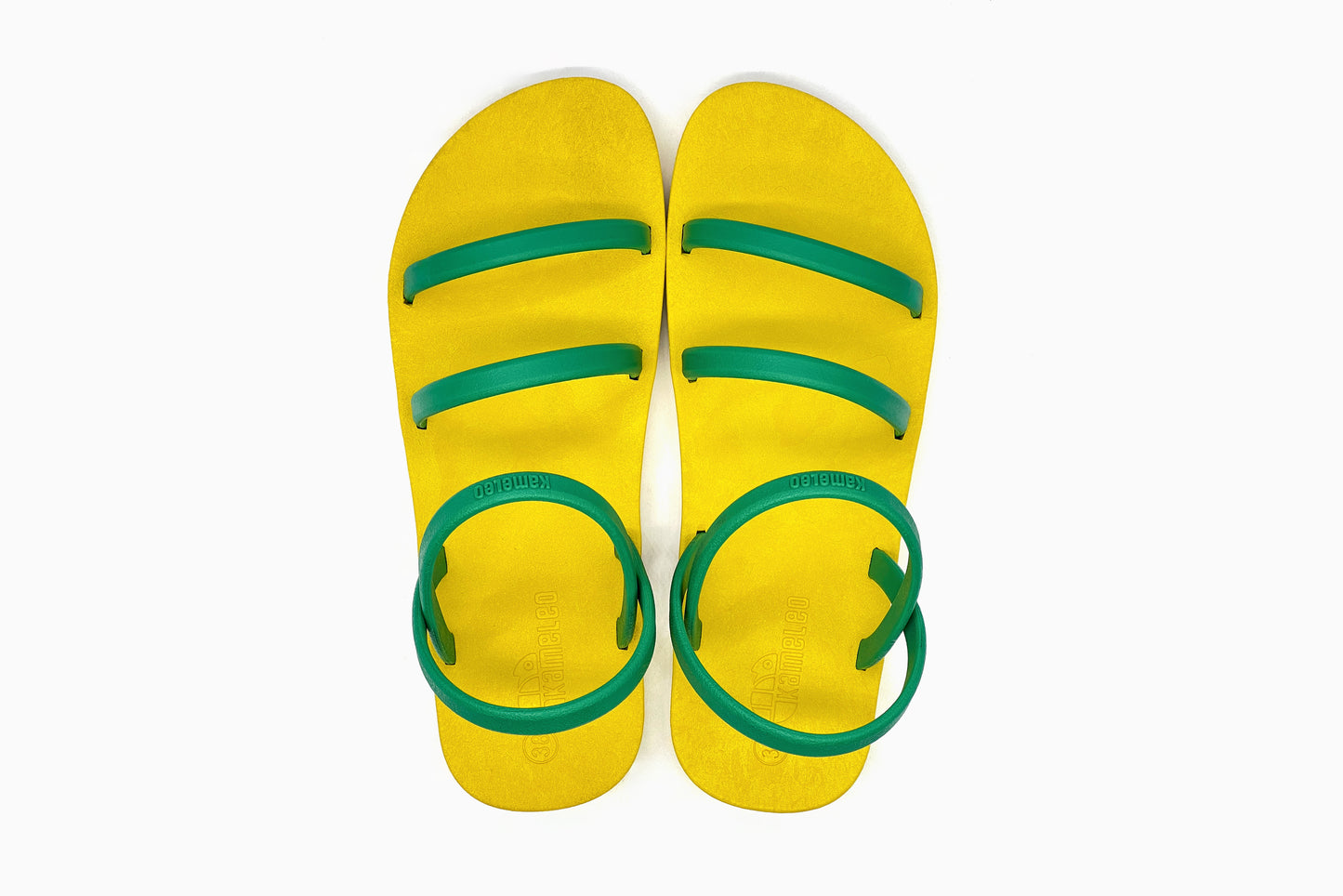 Twin Slim Yellow Sole Green Strap