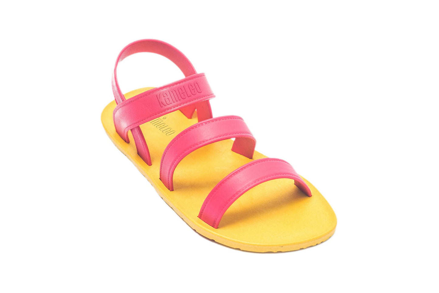 Twin Plus Yellow Sole Pink Strap