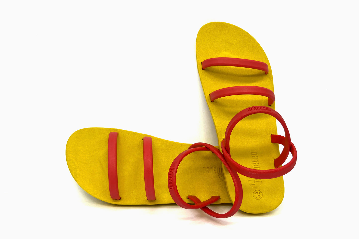 Twin Slim Yellow Sole Pink Strap