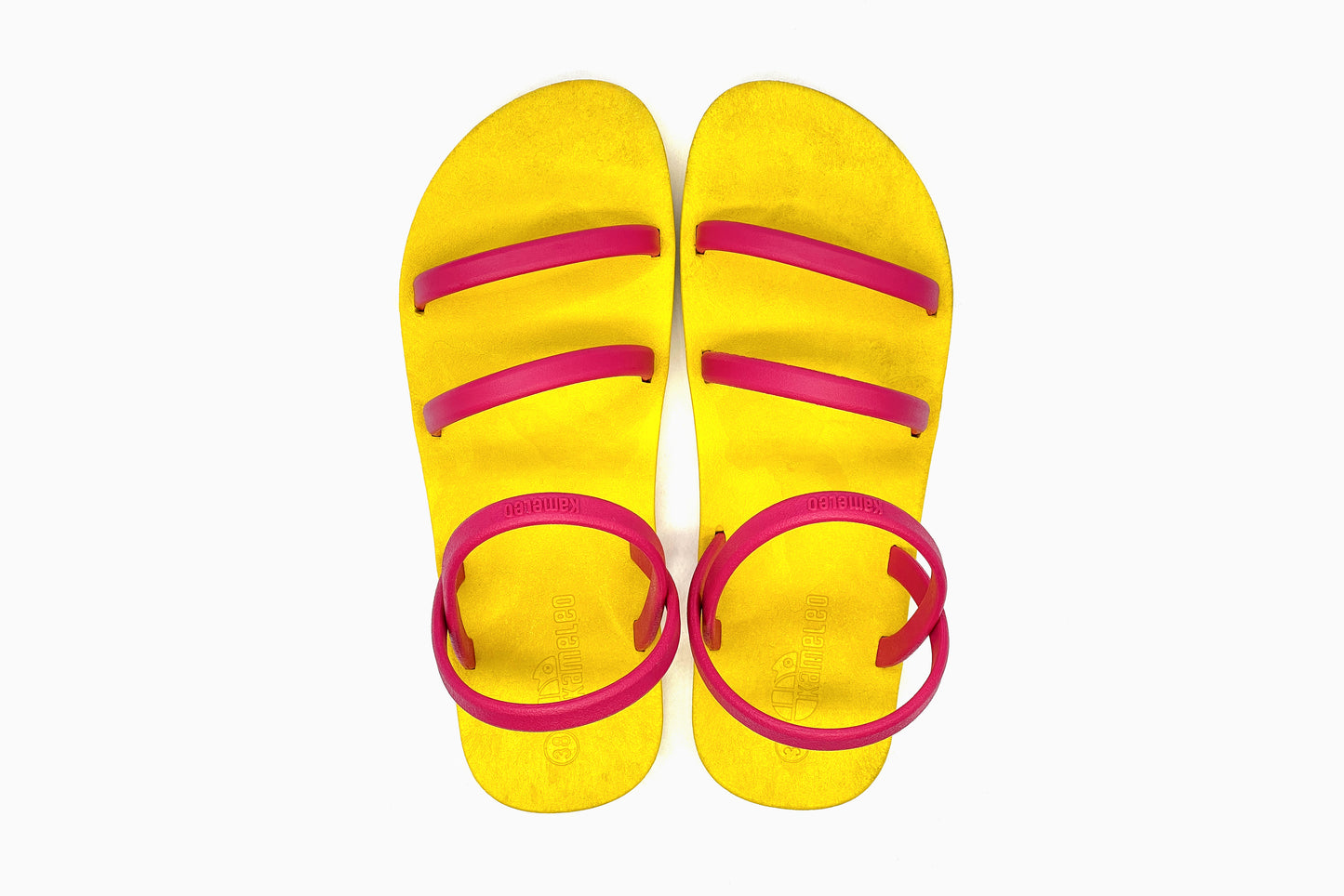 Twin Slim Yellow Sole Pink Strap