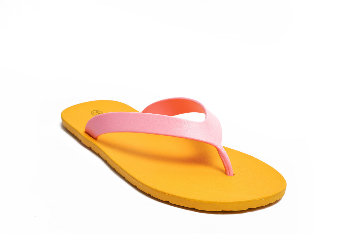 Flippy Yellow Sole LightPink Strap