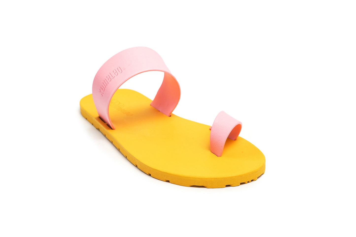 Pop Thumb Yellow Sole LightPink Strap