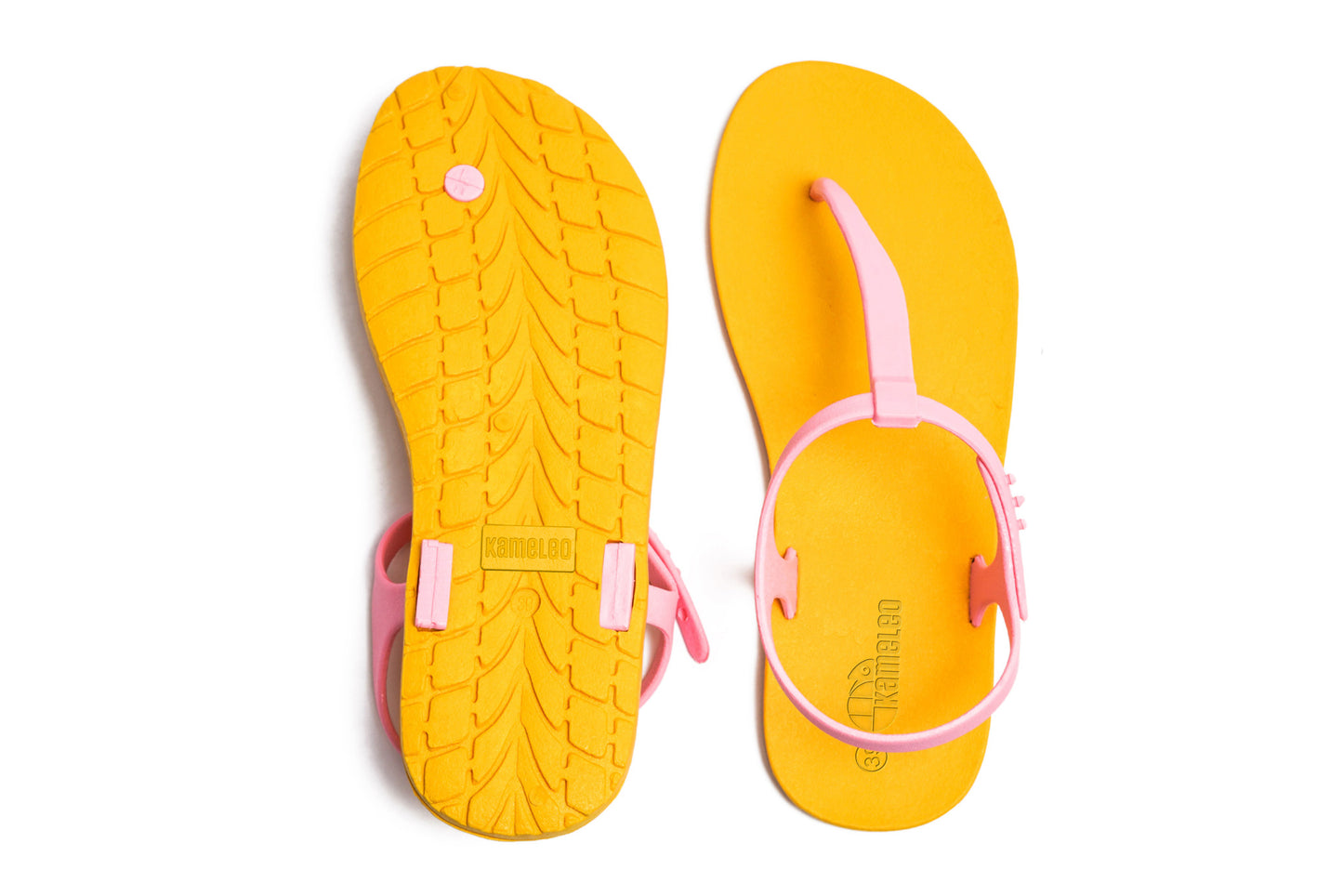 Saily Yellow Sole LightPink Strap