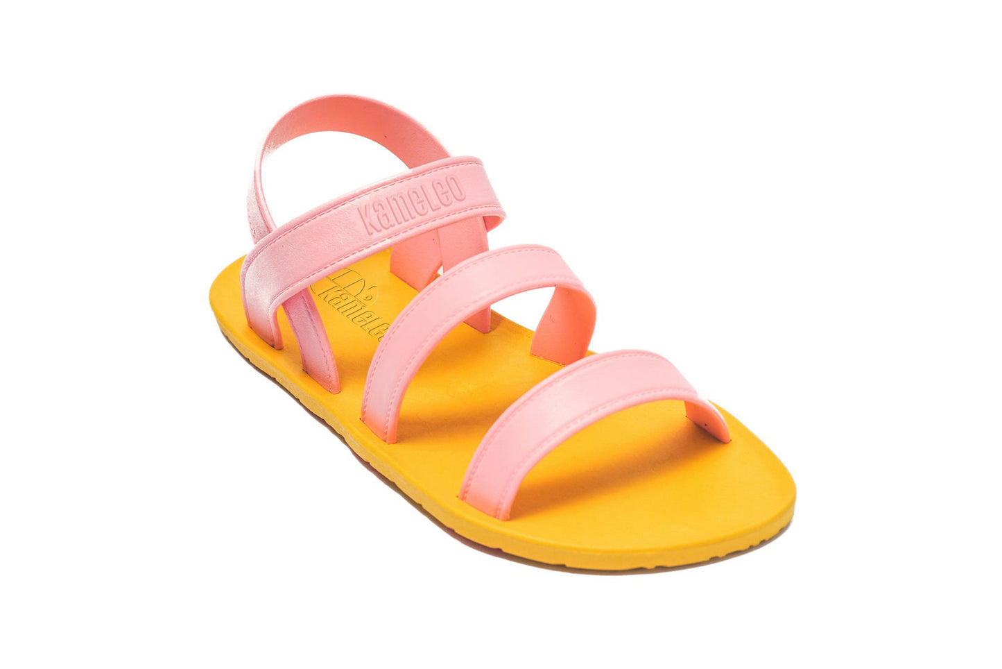 Twin Plus Kids Yellow Sole LightPink Strap