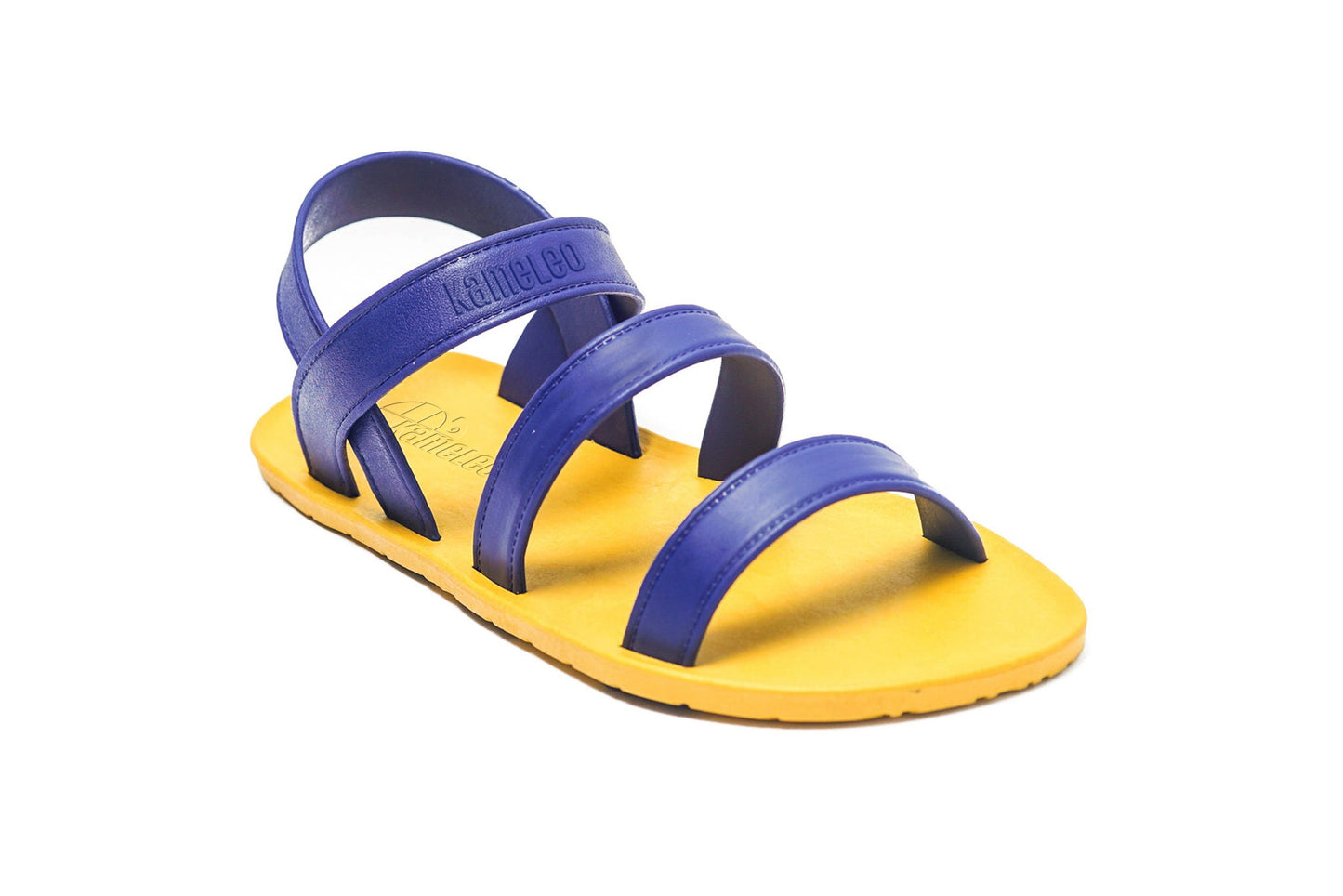 Twin Plus Kids Yellow Sole Blue Strap
