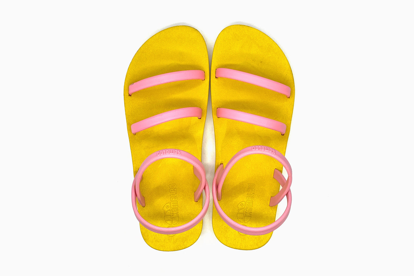 Twin Slim Yellow Sole LightPink Strap