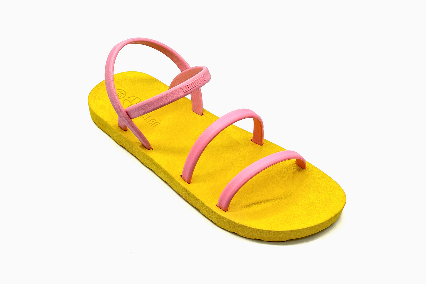 Twin Slim Yellow Sole LightPink Strap