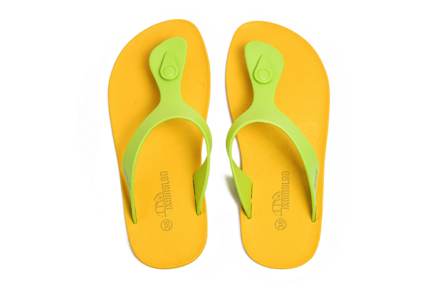 Candy Yellow Sole Lime Strap