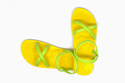 Cross Slim Yellow Sole Lime Strap