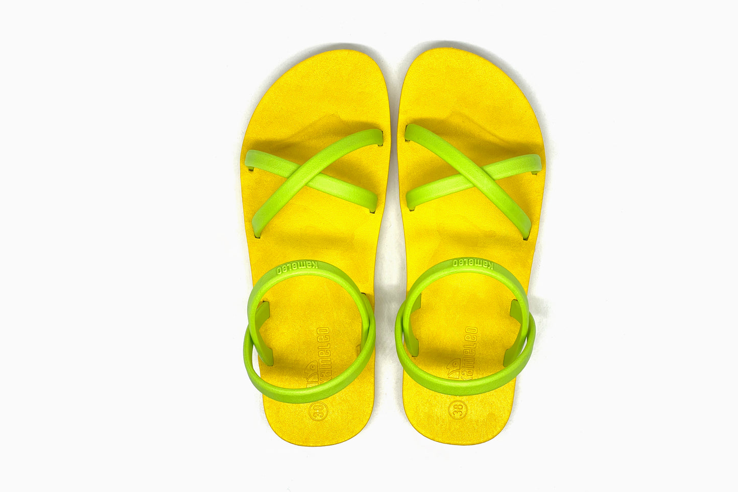 Cross Slim Yellow Sole Lime Strap