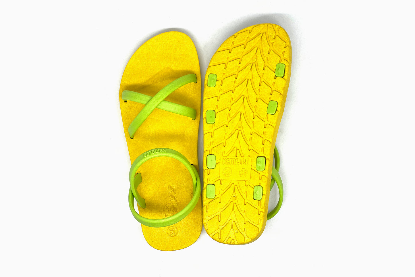 Cross Slim Yellow Sole Lime Strap