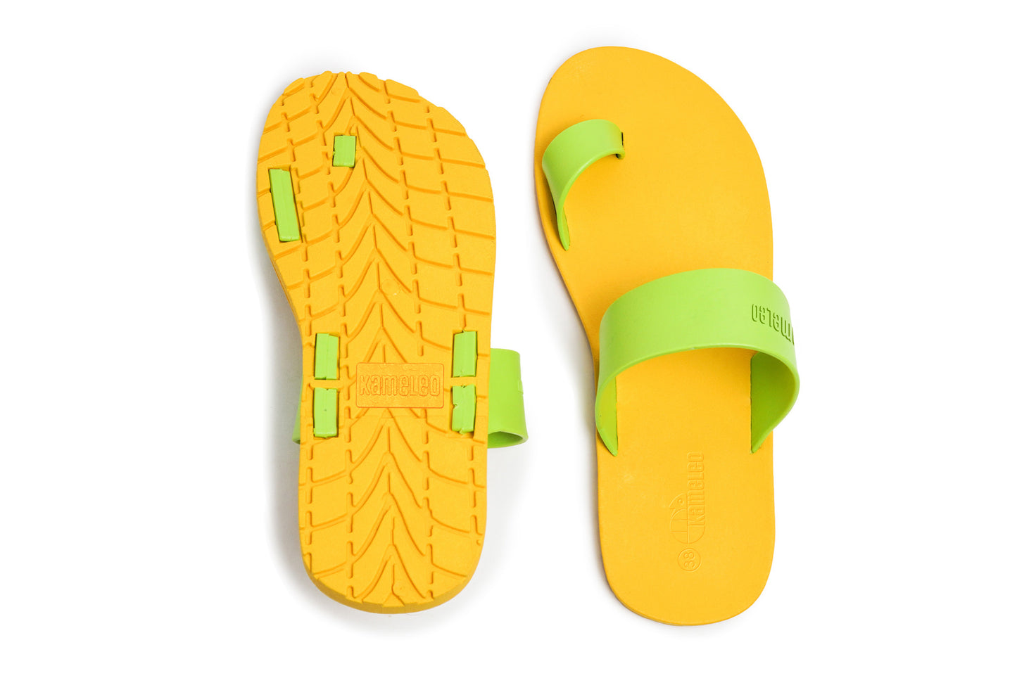 Pop Thumb Yellow Sole Lime Strap
