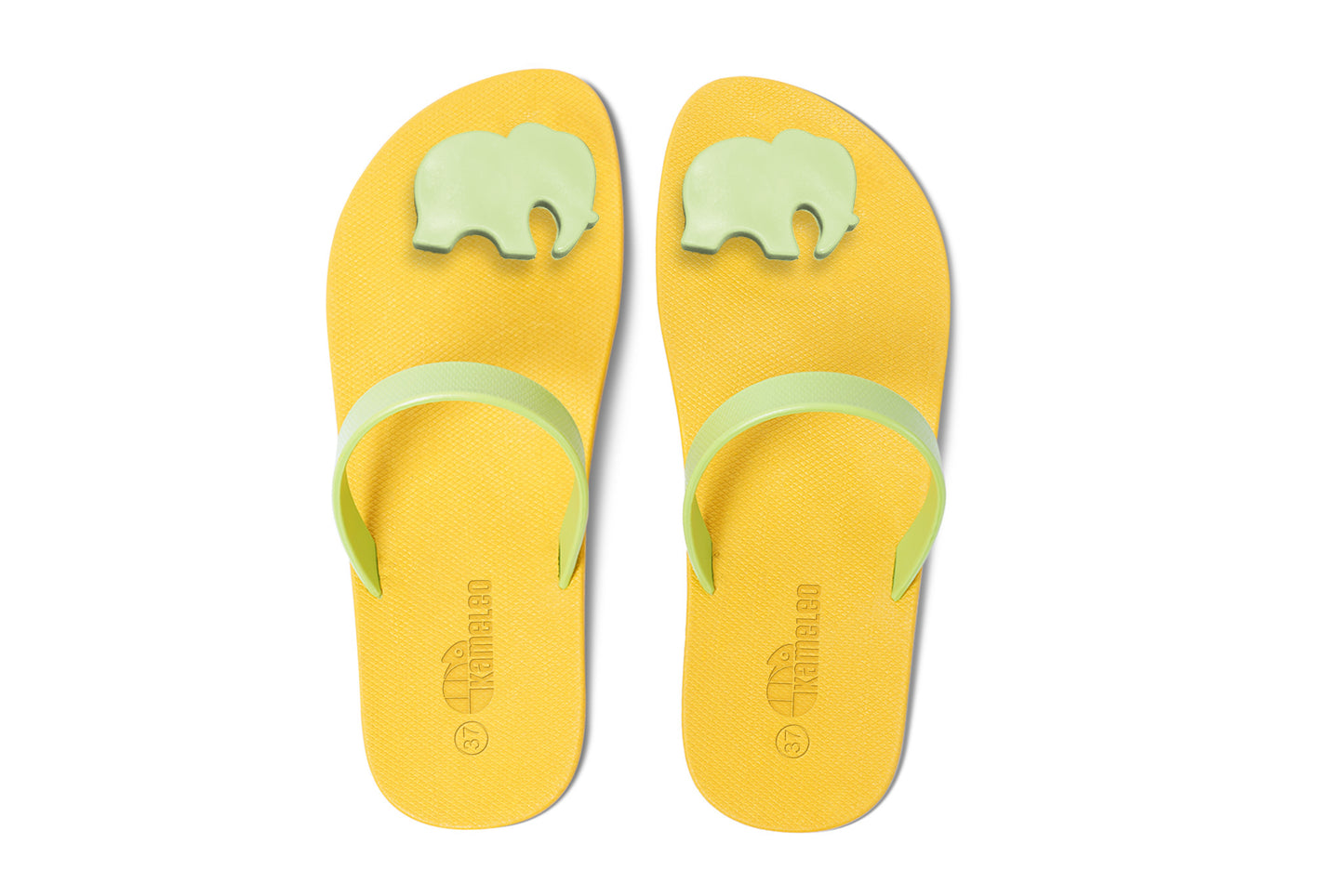 Poppi Ellie Yellow Sole Lime Strap