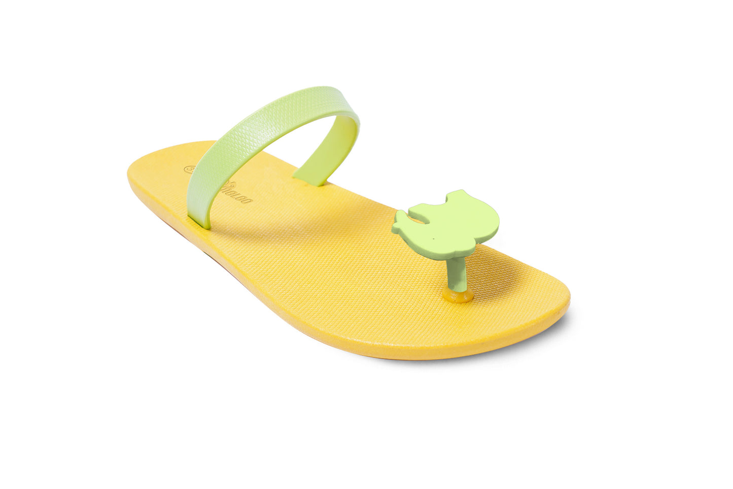 Poppi Ellie Yellow Sole Lime Strap