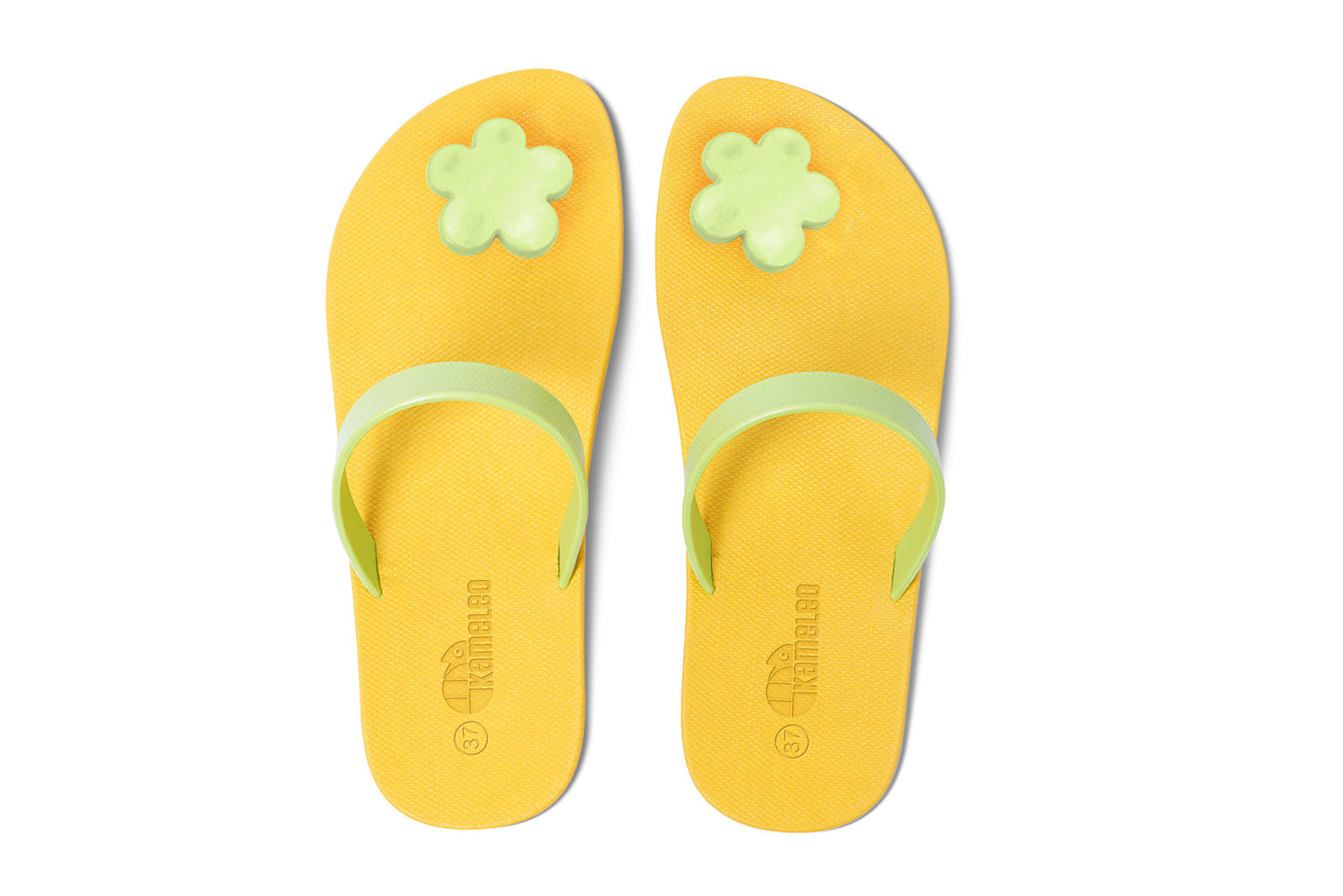 Poppi Flora Yellow Sole Lime Strap